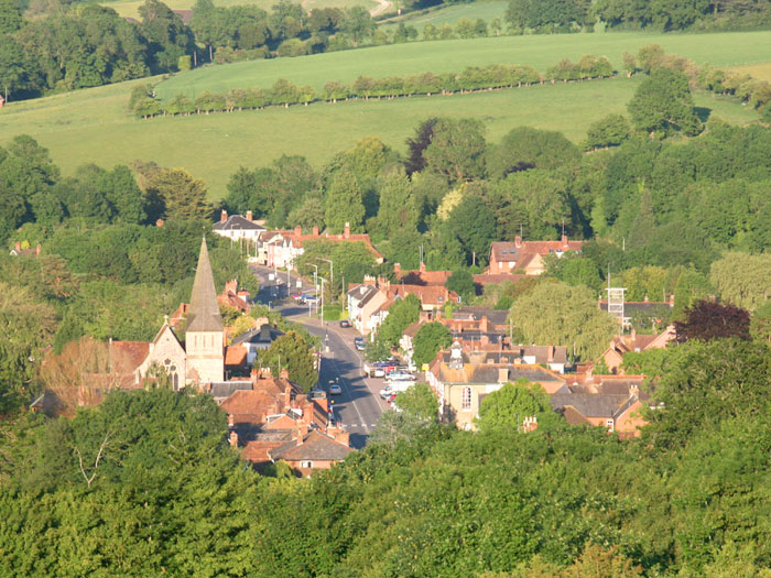 Aerial view of Stockbridge