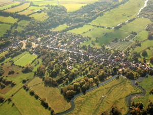 Aerial view of Stockbridge