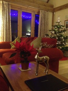 Firs Lodge Stockbridge at Xmas